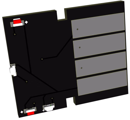 Rivarossi NS 1300 upgrade printplaat set - Afbeelding 3