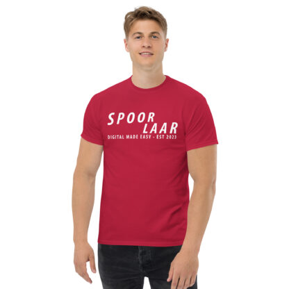 Spoorlaar 'Digital made easy' T-shirt witte tekst - Afbeelding 7