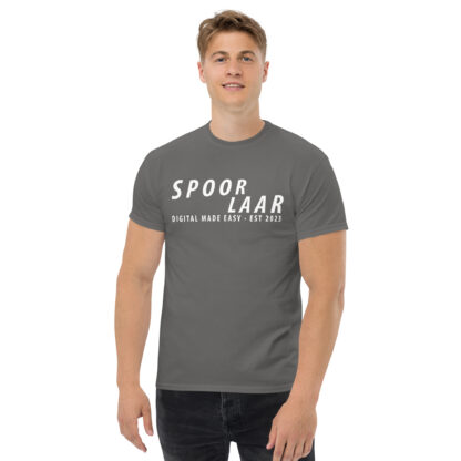 Spoorlaar 'Digital made easy' T-shirt witte tekst - Afbeelding 12