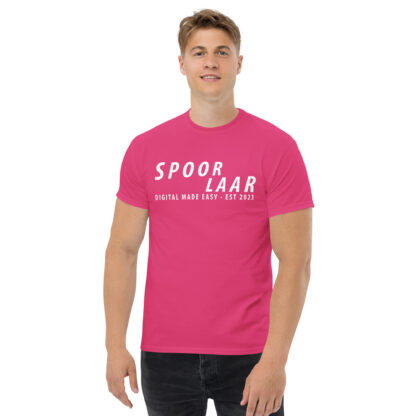 Spoorlaar 'Digital made easy' T-shirt witte tekst - Afbeelding 11