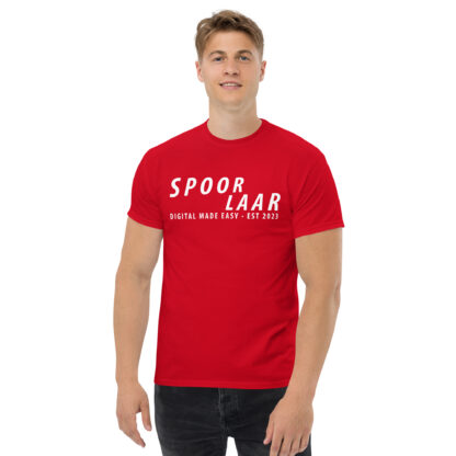 Spoorlaar 'Digital made easy' T-shirt witte tekst - Afbeelding 5