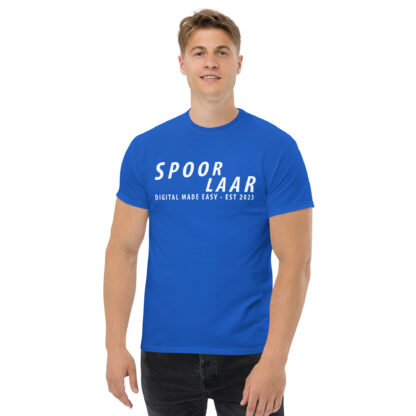 Spoorlaar 'Digital made easy' T-shirt witte tekst - Afbeelding 8