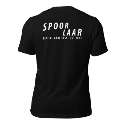 Spoorlaar 'Digital made easy' T-shirt witte tekst premium - Afbeelding 3