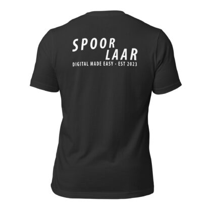 Spoorlaar 'Digital made easy' T-shirt witte tekst premium - Afbeelding 5