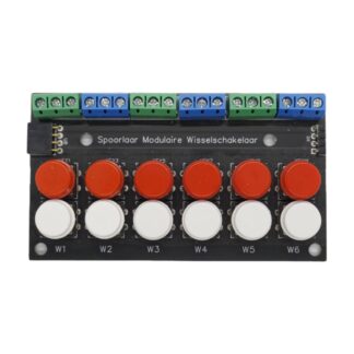 Wisselschakelaar voor 6 wissels