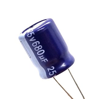 Condensator 680uF 25V 10 mm x 13 mm (Ø x h) ±20%