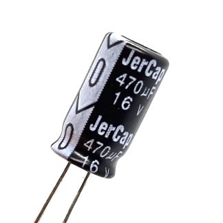 Condensator 470uF 16V 6 mm x 12,5 mm (Ø x h) ±20%